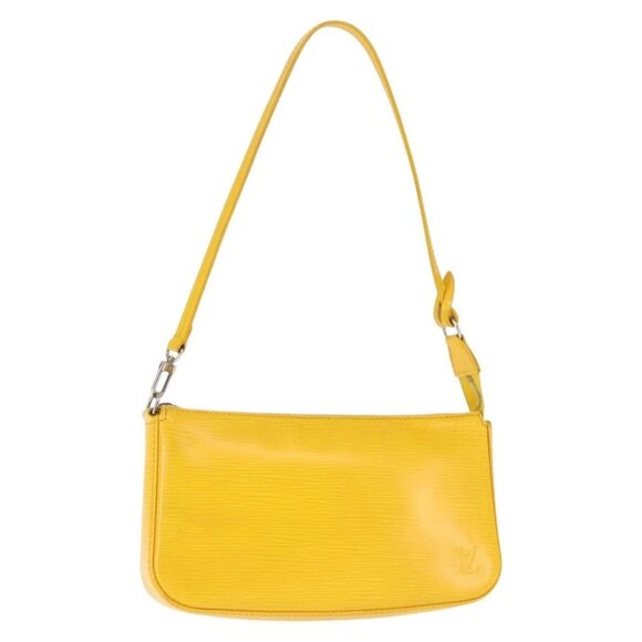 LOUIS VUITTON Epi Pochette Accessoires Accessory Pouch Yellow M52989 Auth 146464 - Picture 2 of 16